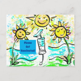 GET VACCINATED    ポストカード