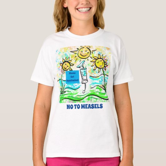 GET VACCINATED    Tシャツ (正面)
