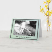 Get Wellおもしろカード カード (黄色い花)