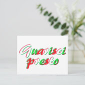 Get Wellカード ポストカード (スタンド正面)