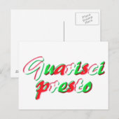 Get Wellカード ポストカード (正面/裏面)