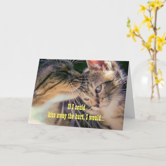 Get Wellキス カード (黄色い花)