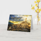 Get Wellスピリチュアルゴールデンクロス カード (黄色い花)