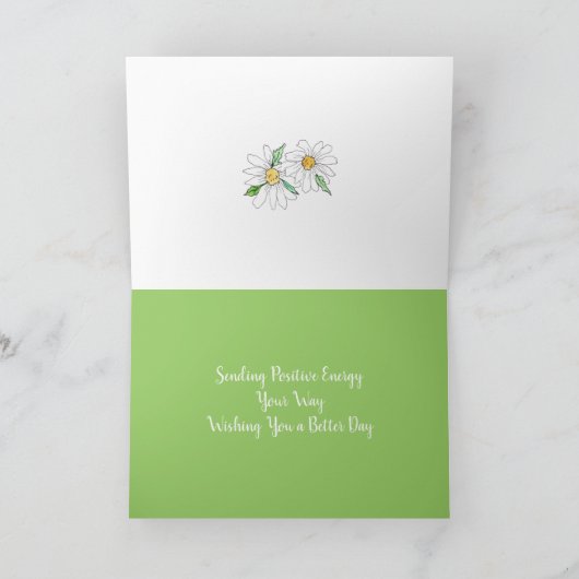 Get Wellデイジー カード (内部)