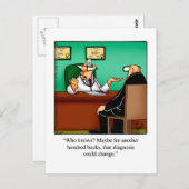 Get Wellユーモアのはがき"斑点" ポストカード (正面/裏面)