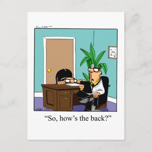 Get Wellユーモアのはがき"斑点" ポストカード (正面)