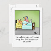 Get Wellユーモアのはがき"斑点" ポストカード (正面/裏面)