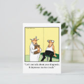 Get Wellユーモア葉書"斑点' ポストカード (スタンド正面)