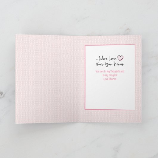 Get Well勇気付けられるとラブカード カード (内部)