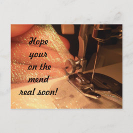 Get Well裁縫葉書 ポストカード