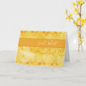 Get Well金ゴールド カード (黄色い花)