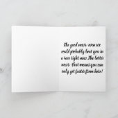 Get Well おもしろい Card Sloth Snail Skateboard Art サンキューカード (内部)