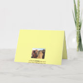 Get Well スリップまたは滑ること Saddle Card – 西 カード (裏面)