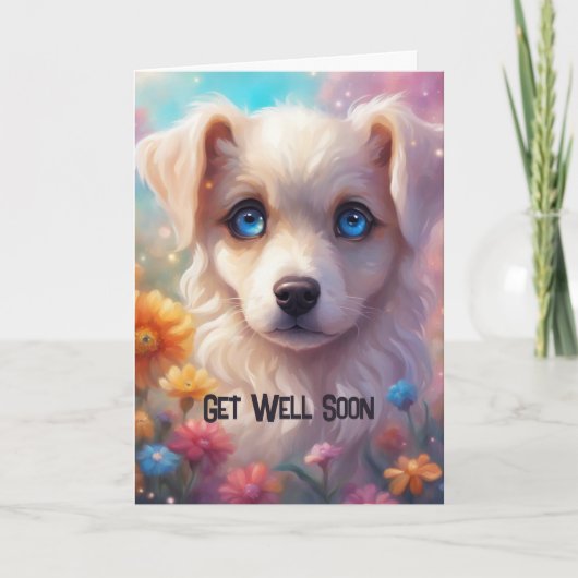 Get Well – 折り畳みグリーティングカード カード (正面)
