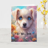Get Well – 折り畳みグリーティングカード カード (黄色い花)
