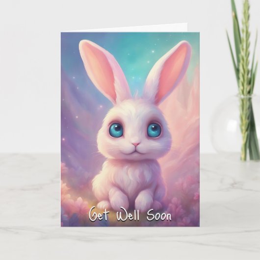 Get Well – 折り畳みグリーティングカード カード (正面)