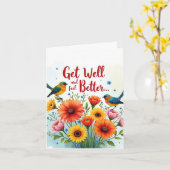 Get Well and Feel Better Card カード (黄色い花)