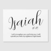Get Well Bible Verse | Isaiah 41 | Strength Magnet (正面)