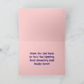 Get Well Boot &女性のカーボーイカード – Western カード (内部)