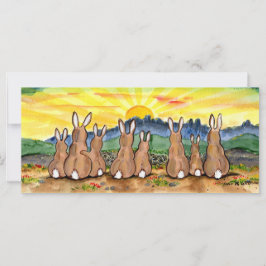 Get Well Bunny Rabbit Sunrise Scene お洒落 Cute
