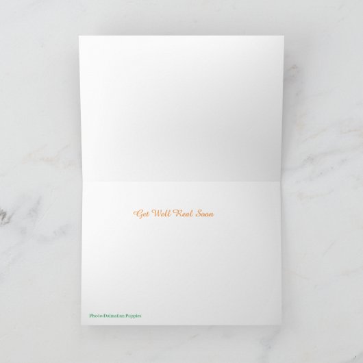 Get Well Card カード (内部)