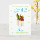 Get Well Card カード (黄色い花)
