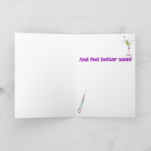 Get Well Card カード (内部)