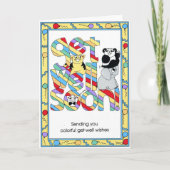 GET WELL CARD カード (正面)