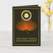 Get Well Card カード (黄色い花)
