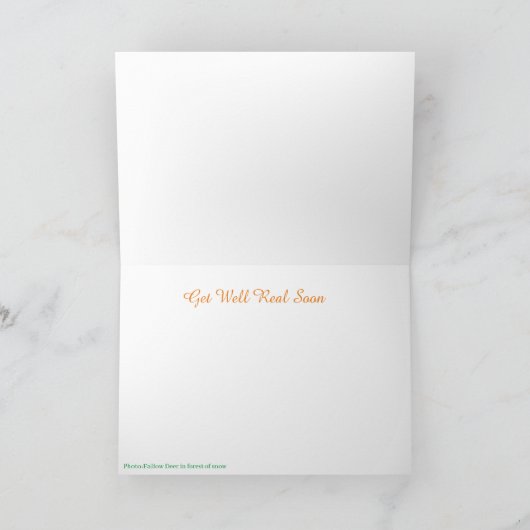 Get Well Card カード (内部)