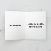 Get Well Card カード (内部)