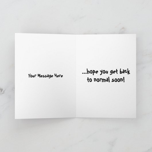 Get Well Card カード (内部)