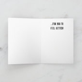 Get Well Card カード (内部)