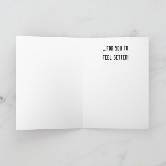 Get Well Card カード (内部)