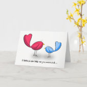 Get Well Card カード (黄色い花)