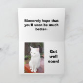 Get Well Card カード (内部)