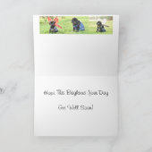 Get Well Card – 子犬は自然の治最高の療法 カード (内部)