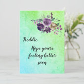 Get Well Card 招待状 (スタンド正面)