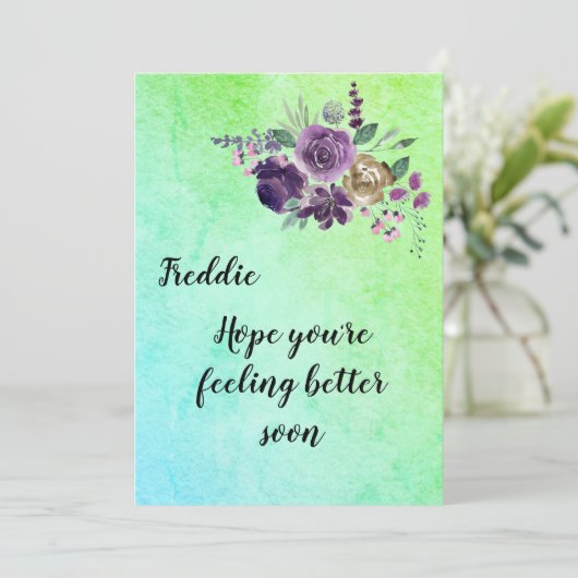 Get Well Card 招待状 (スタンド正面)