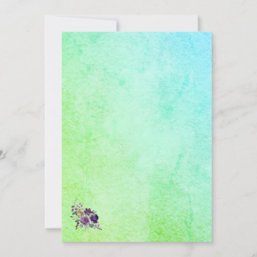 Get Well Card 招待状 (裏面)