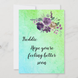 Get Well Card 招待状