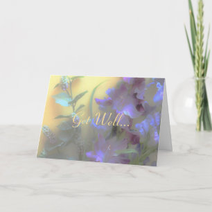 Get Well Card、明るいフローラ カード
