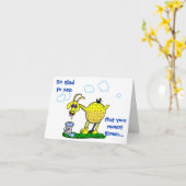 Get Well Card - – 病気やぎを取得する カード (黄色い花)