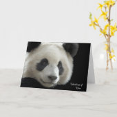 Get Well Card Panda カード (黄色い花)
