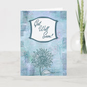 Get Well Daisy Card カード (正面)