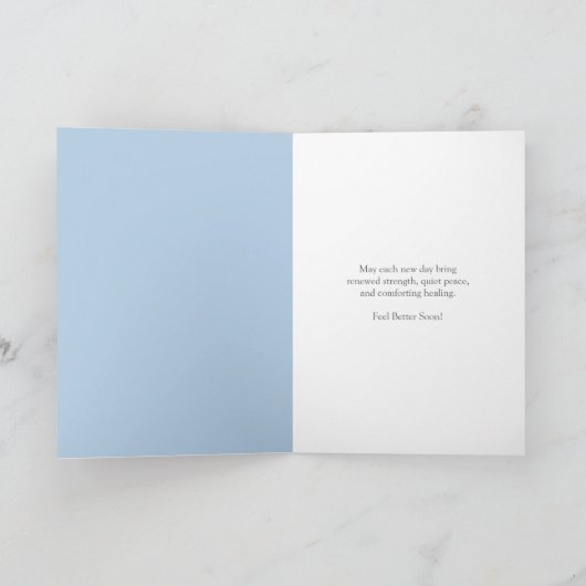 Get Well Endometrial Ablation Procedure Poppy カード (内部)