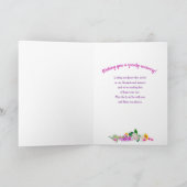 Get Well, Flowers in Window Box カード (内部)