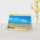 Get Well Greeting Card用アイルランド語の画像 カード (黄色い花)