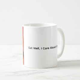 Get Well, I Care About You, Kitten Coffee Mug コーヒーマグカップ
