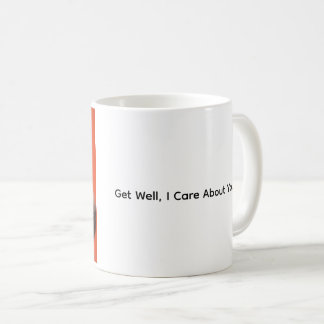 Get Well, I Care About You, Kitten Coffee Mug コーヒーマグカップ